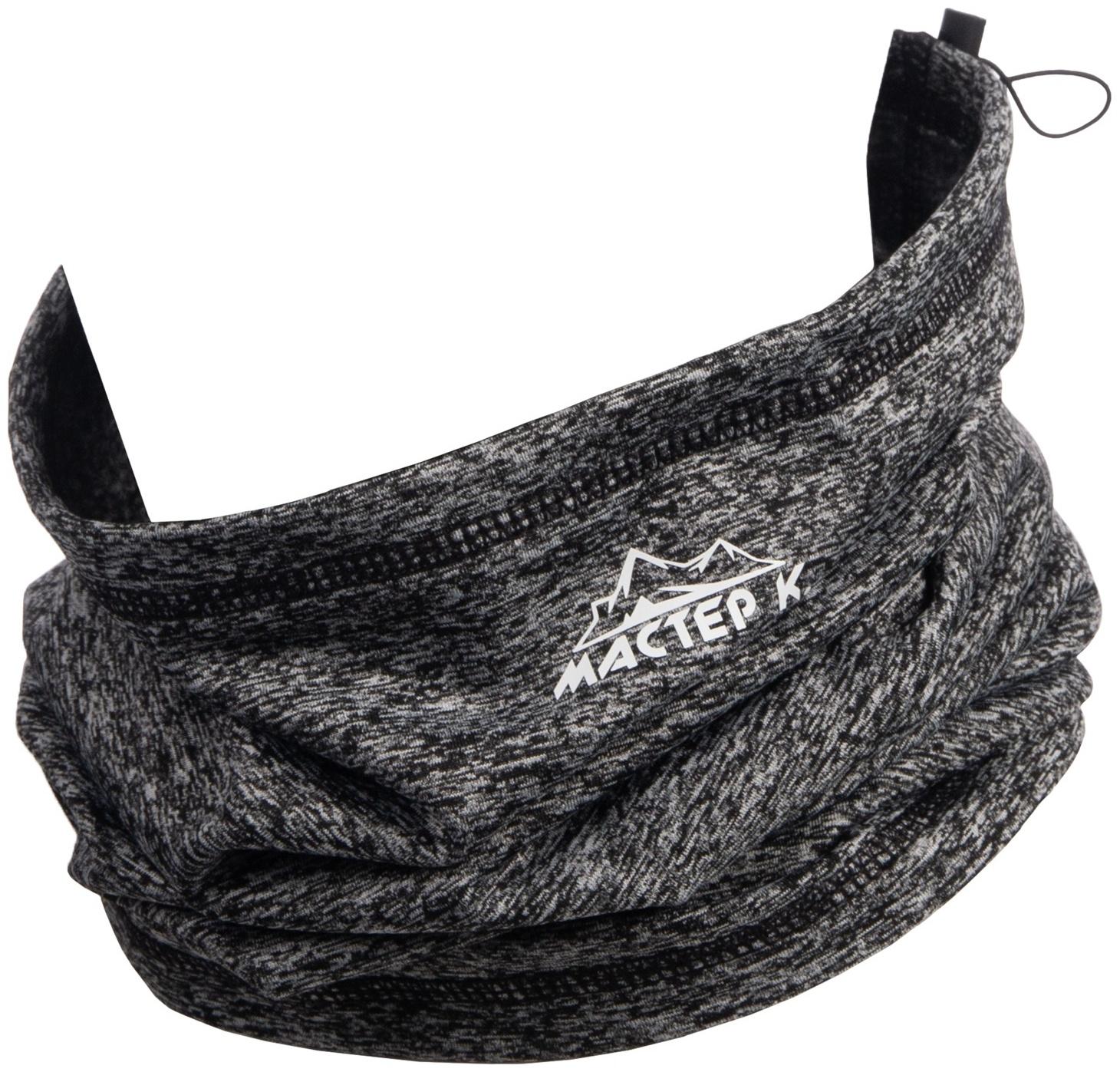 Бафф-маска для защиты от ветра серый