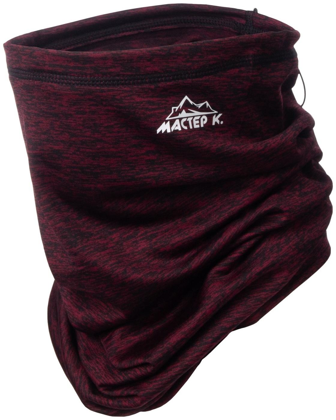 Бафф-маска для защиты от ветра красный