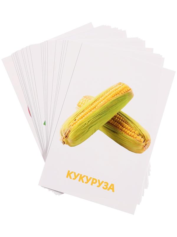 Развивающие карточки «Овощи, фрукты и ягоды»