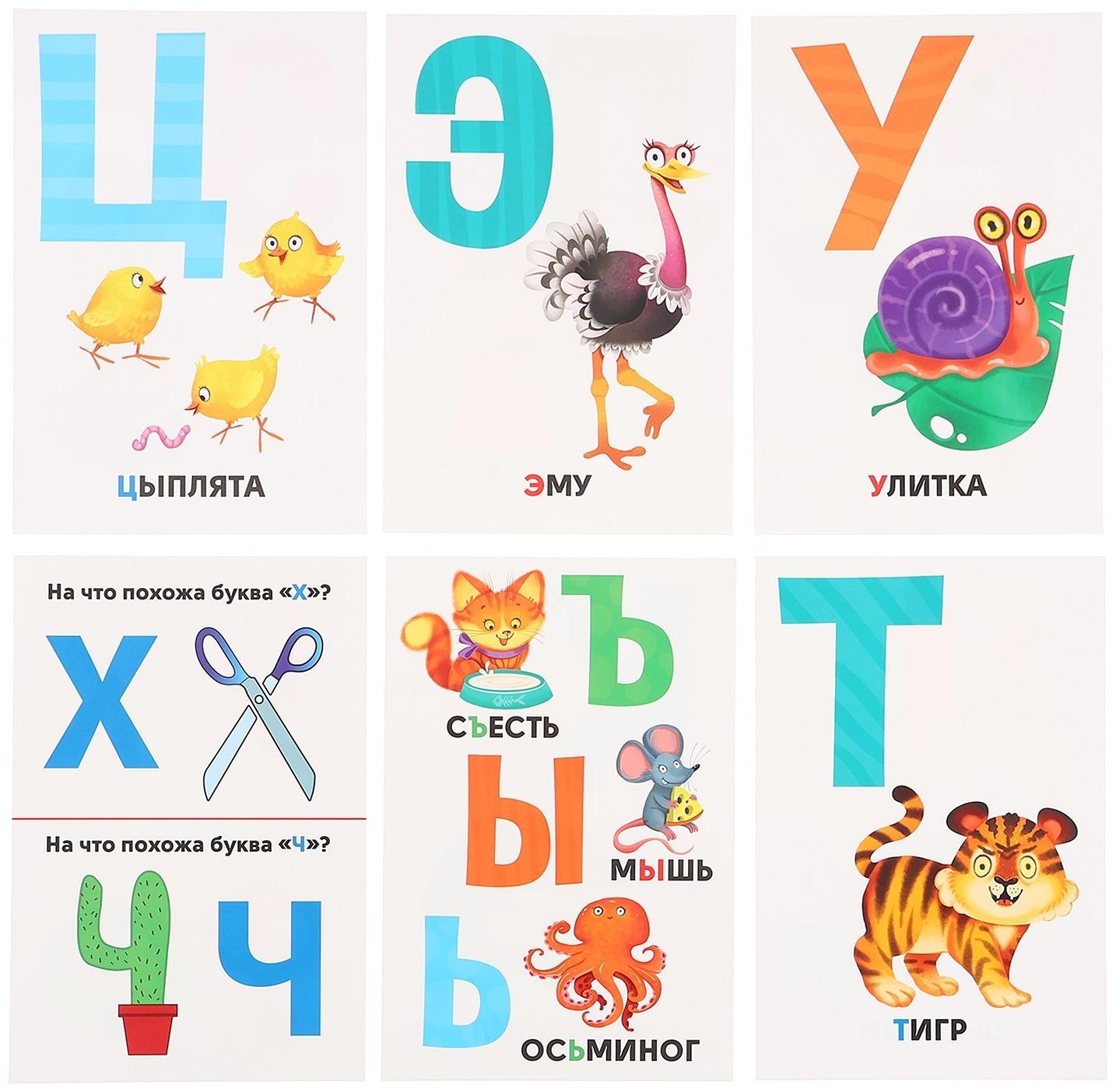 Развивающие карточки «Алфавит»