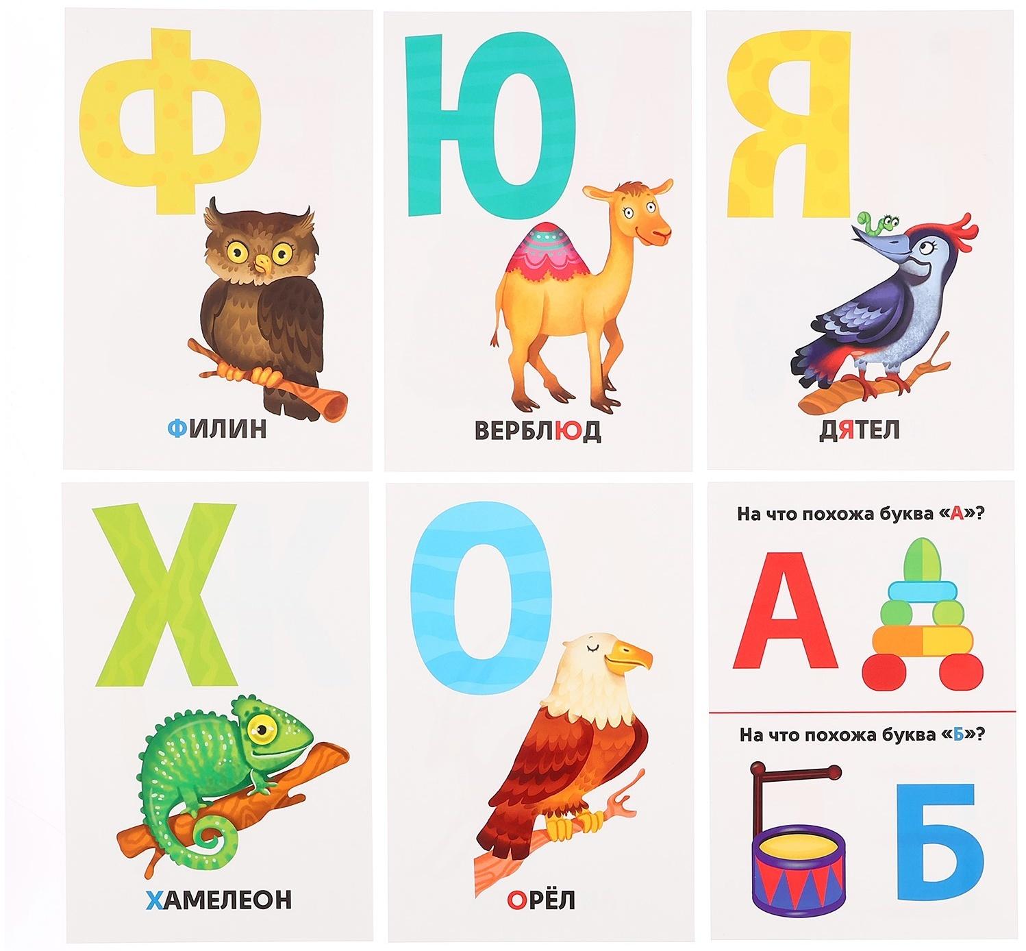 Развивающие карточки «Алфавит»