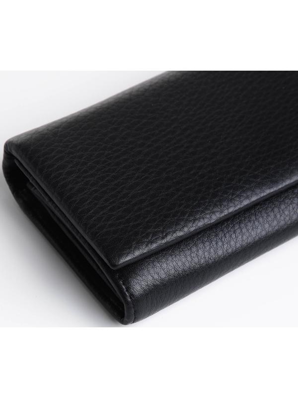 Кошелёк на магните, цвет чёрный