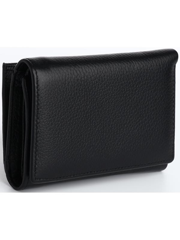 Кошелёк на магните, цвет чёрный