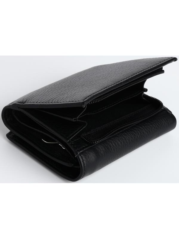 Кошелёк на магните, цвет чёрный