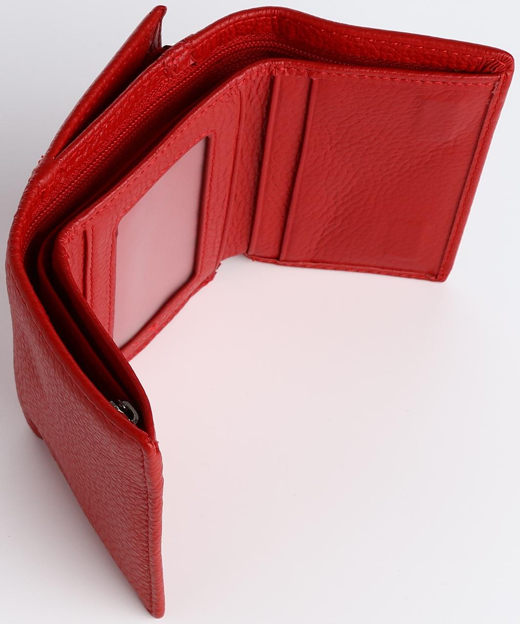 Кошелёк на магните, цвет красный