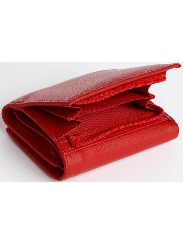 Кошелёк на магните, цвет красный