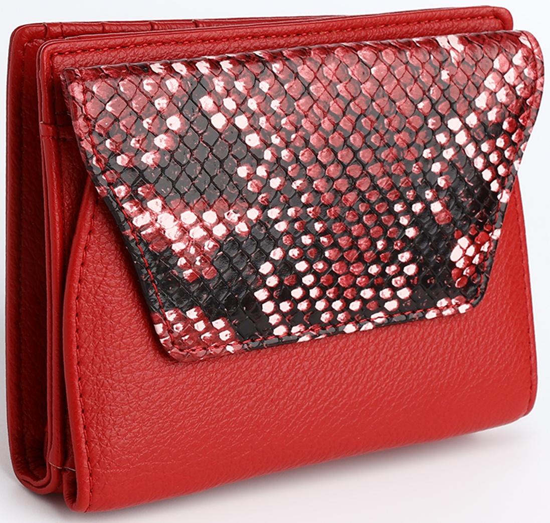 Кошелёк на магните, цвет красный