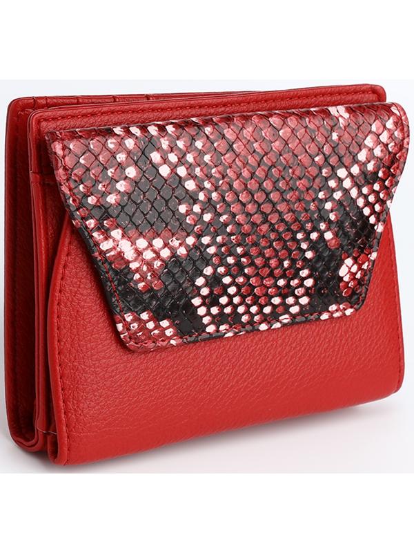 Кошелёк на магните, цвет красный