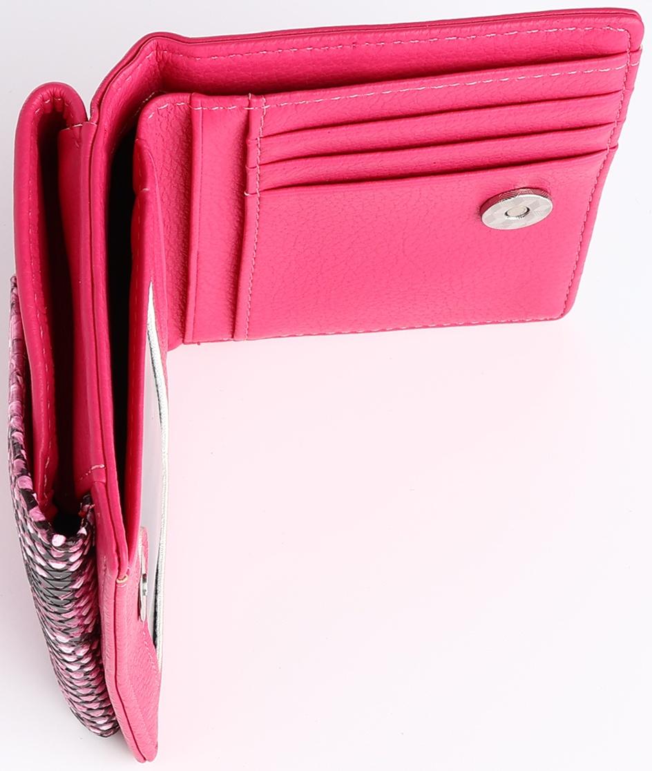 Кошелёк на магните, цвет розовый