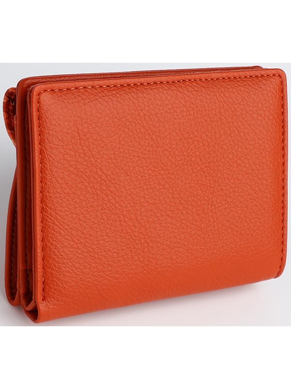 Кошелёк на магните, цвет оранжевый