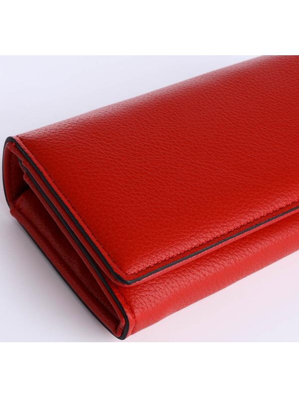 Кошелёк на магните, цвет красный