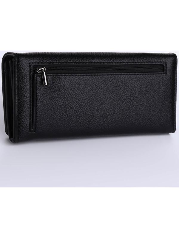 Кошелёк на магните, цвет чёрный