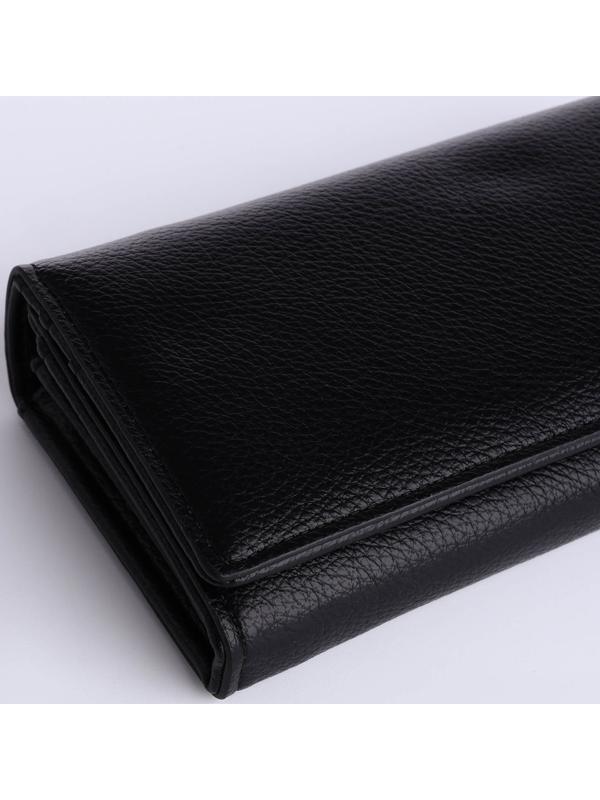 Кошелёк на магните, цвет чёрный