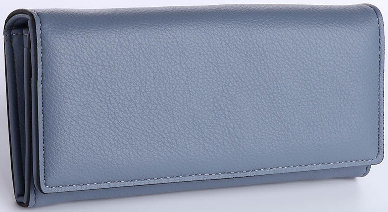 Кошелёк на магните, цвет голубой