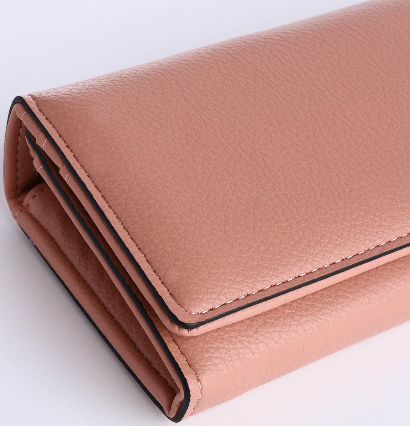 Кошелёк на магните, цвет розовый