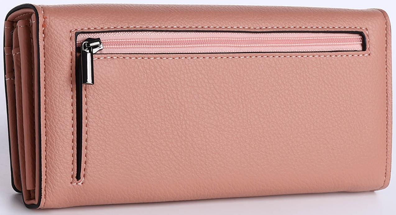 Кошелёк на магните, цвет розовый