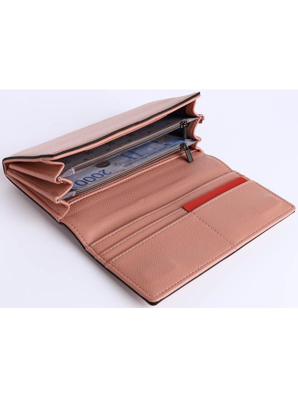 Кошелёк на магните, цвет розовый