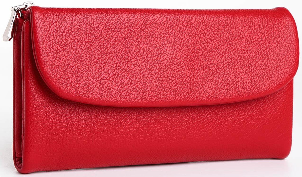 Кошелёк на магните, цвет красный