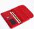 Кошелёк на магните, цвет красный