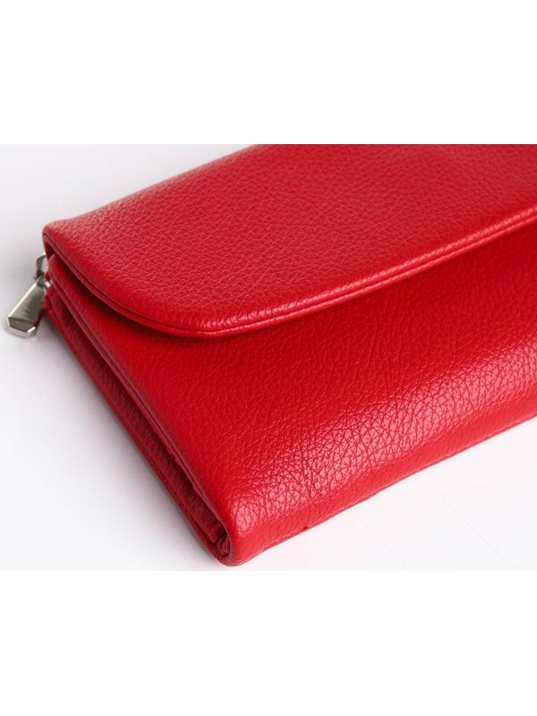 Кошелёк на магните, цвет красный