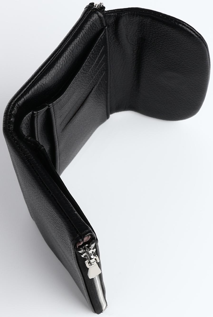 Кошелёк на магните, цвет чёрный