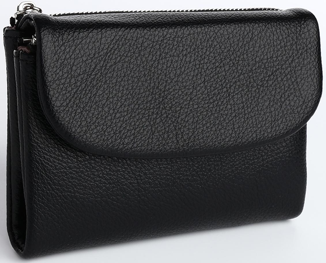 Кошелёк на магните, цвет чёрный