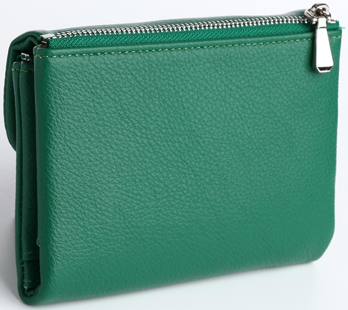 Кошелёк на магните, цвет зелёный