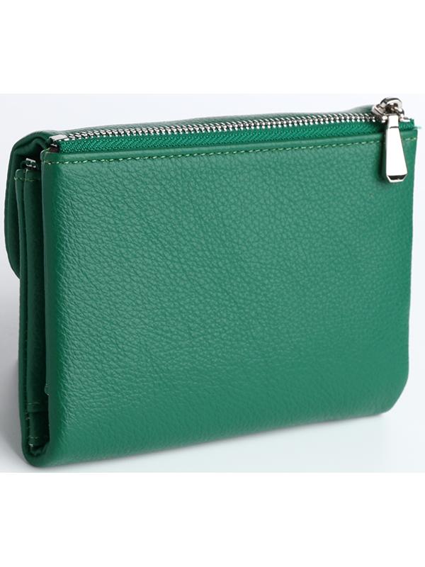 Кошелёк на магните, цвет зелёный