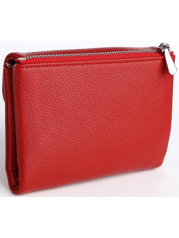 Кошелёк на магните, цвет красный