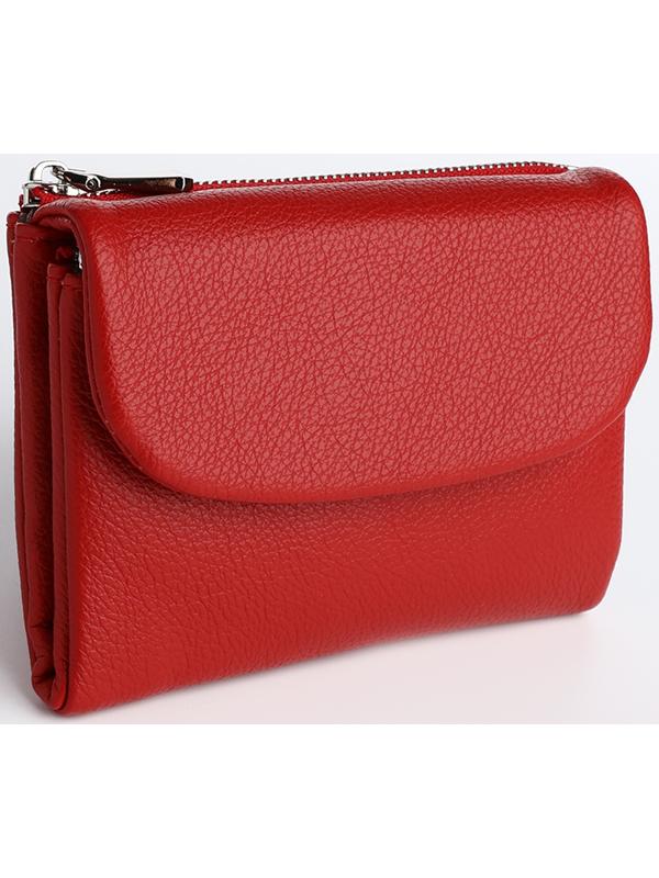 Кошелёк на магните, цвет красный