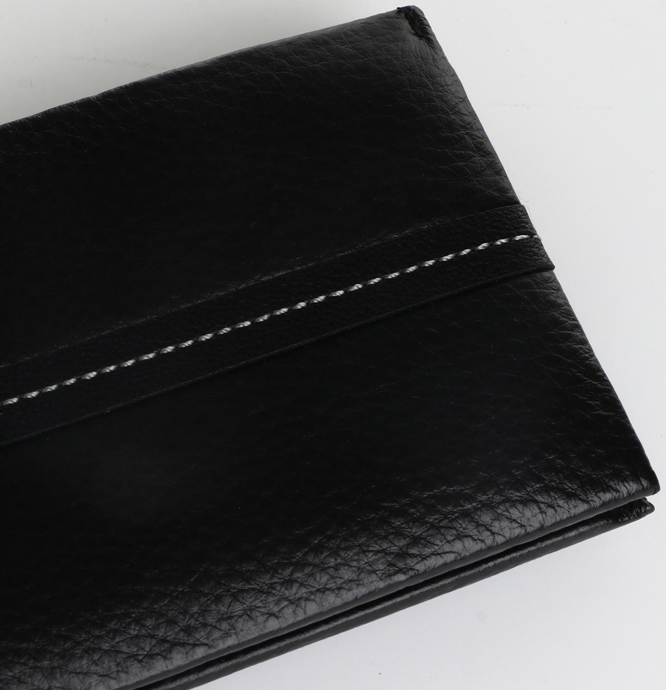 Портмоне на магните, зажим для купюр, отделение для сим-карт, цвет чёрный