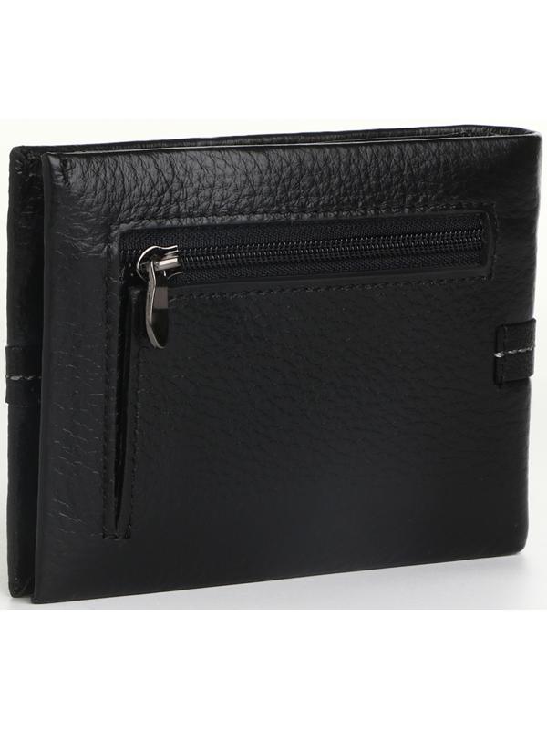 Портмоне на магните, зажим для купюр, отделение для сим-карт, цвет чёрный
