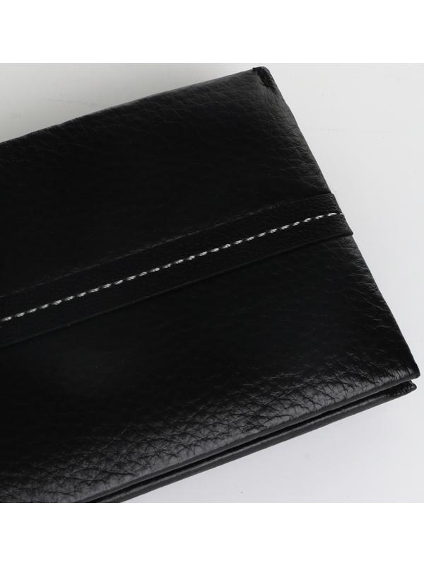 Портмоне на магните, зажим для купюр, отделение для сим-карт, цвет чёрный