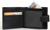 Портмоне на кнопке, отделение для сим-карт, цвет чёрный