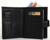 Портмоне на кнопке 3 в 1, отдел для автодокументов, паспорта, цвет чёрный