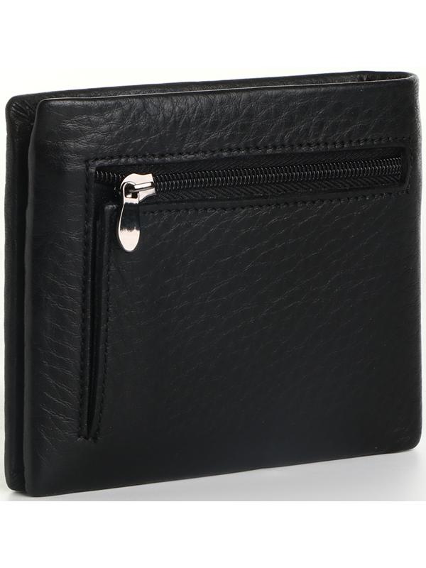 Портмоне на магните, зажим для купюр, отделение для сим-карт, цвет чёрный