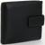 Портмоне на кнопке, цвет чёрный