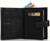 Портмоне на кнопке 3 в 1, отдел для автодокументов, паспорта, цвет чёрный