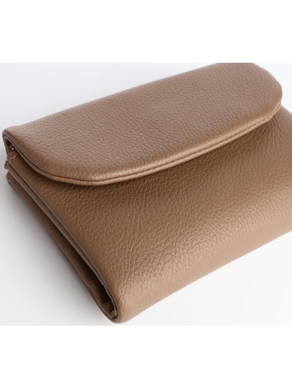 Кошелёк на магните, цвет бежевый
