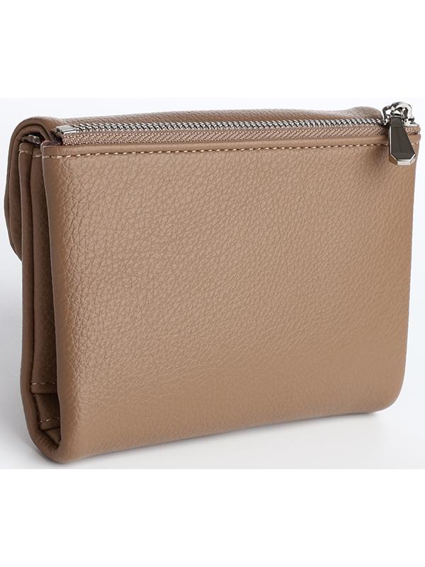 Кошелёк на магните, цвет бежевый