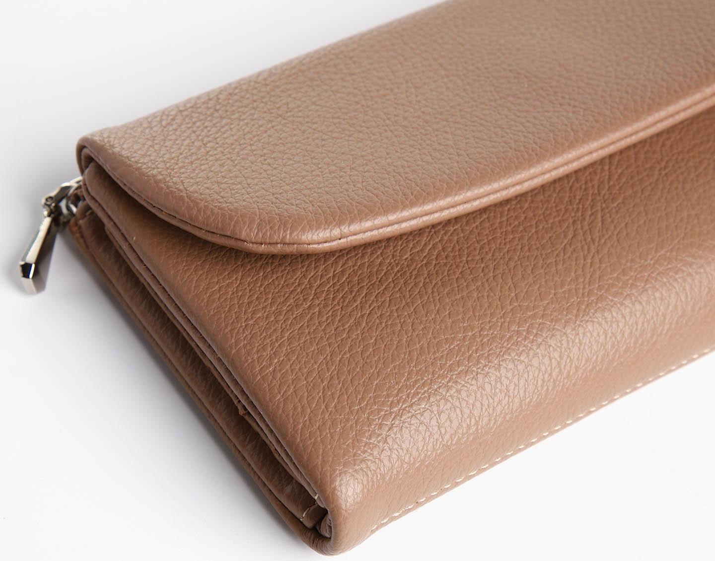 Кошелёк на магните, цвет бежевый