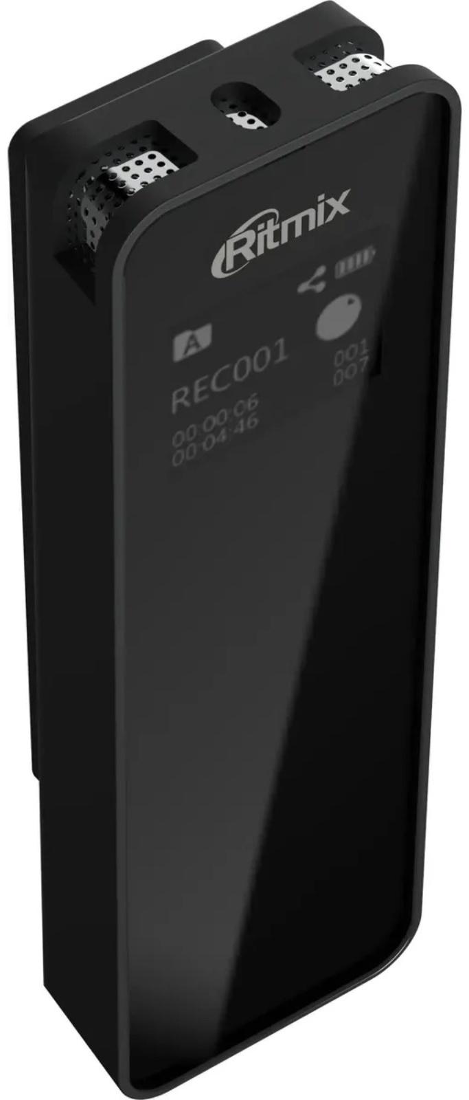 Диктофон RITMIX RR-880, 16Гб, APE, MP3, WMA, FLAC, WAV, Jack 3.5, 400 мАч, micro USB,черный
