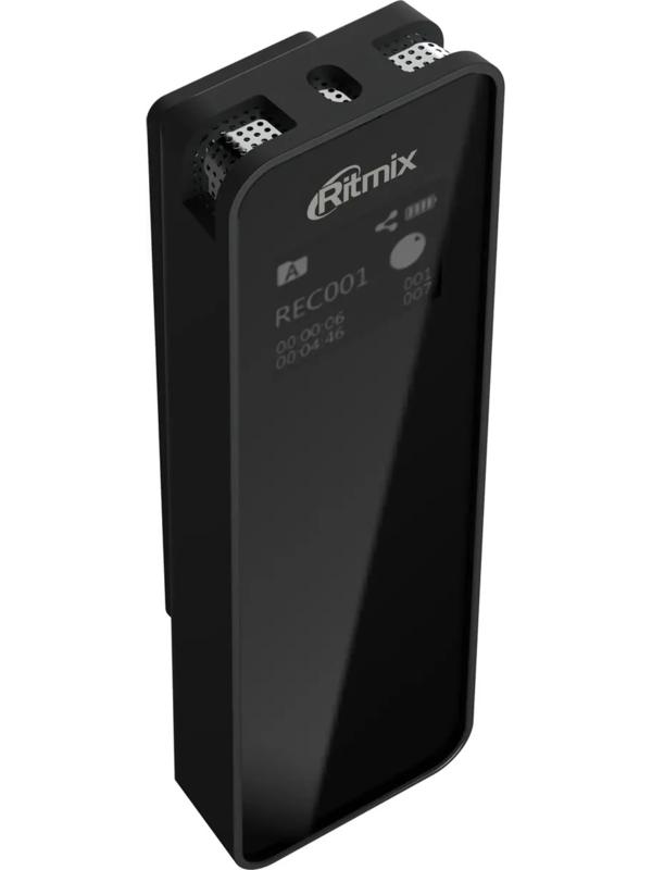 Диктофон RITMIX RR-880, 16Гб, APE, MP3, WMA, FLAC, WAV, Jack 3.5, 400 мАч, micro USB,черный