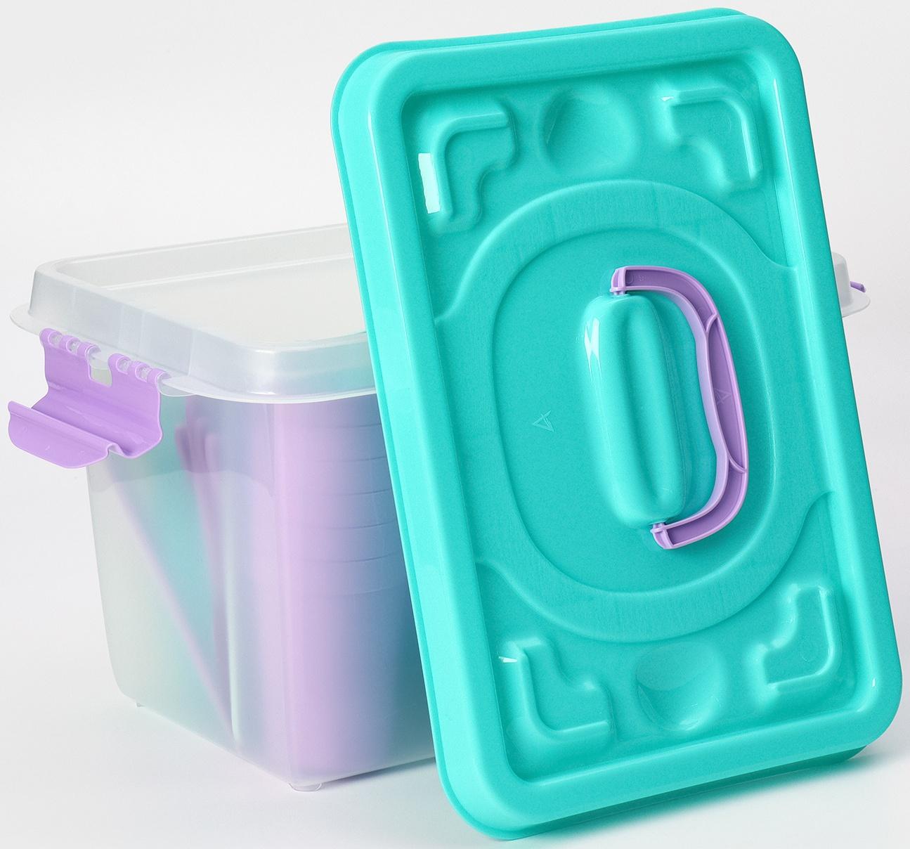 Набор посуды для пикника на 6 персон «Все за стол – 2», 52 предмета, цвет микс