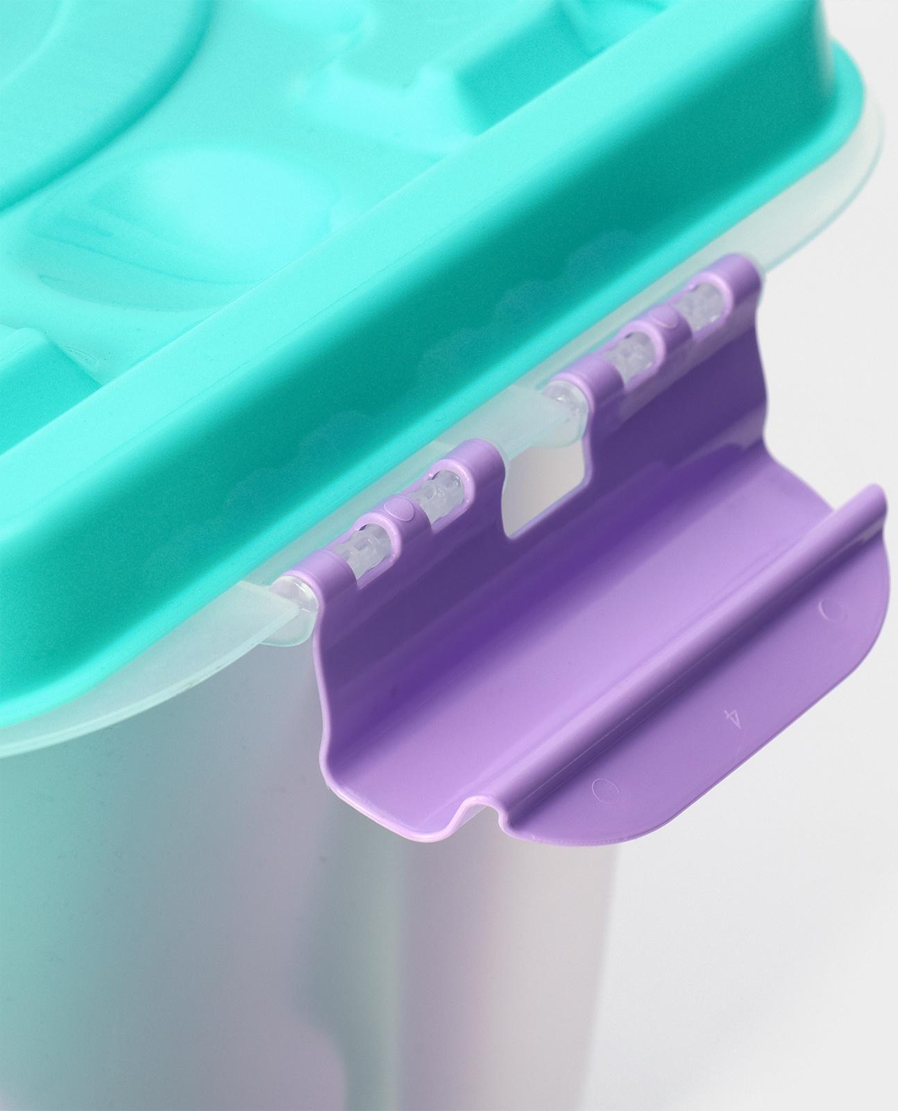 Набор посуды для пикника на 6 персон «Все за стол – 2», 52 предмета, цвет микс