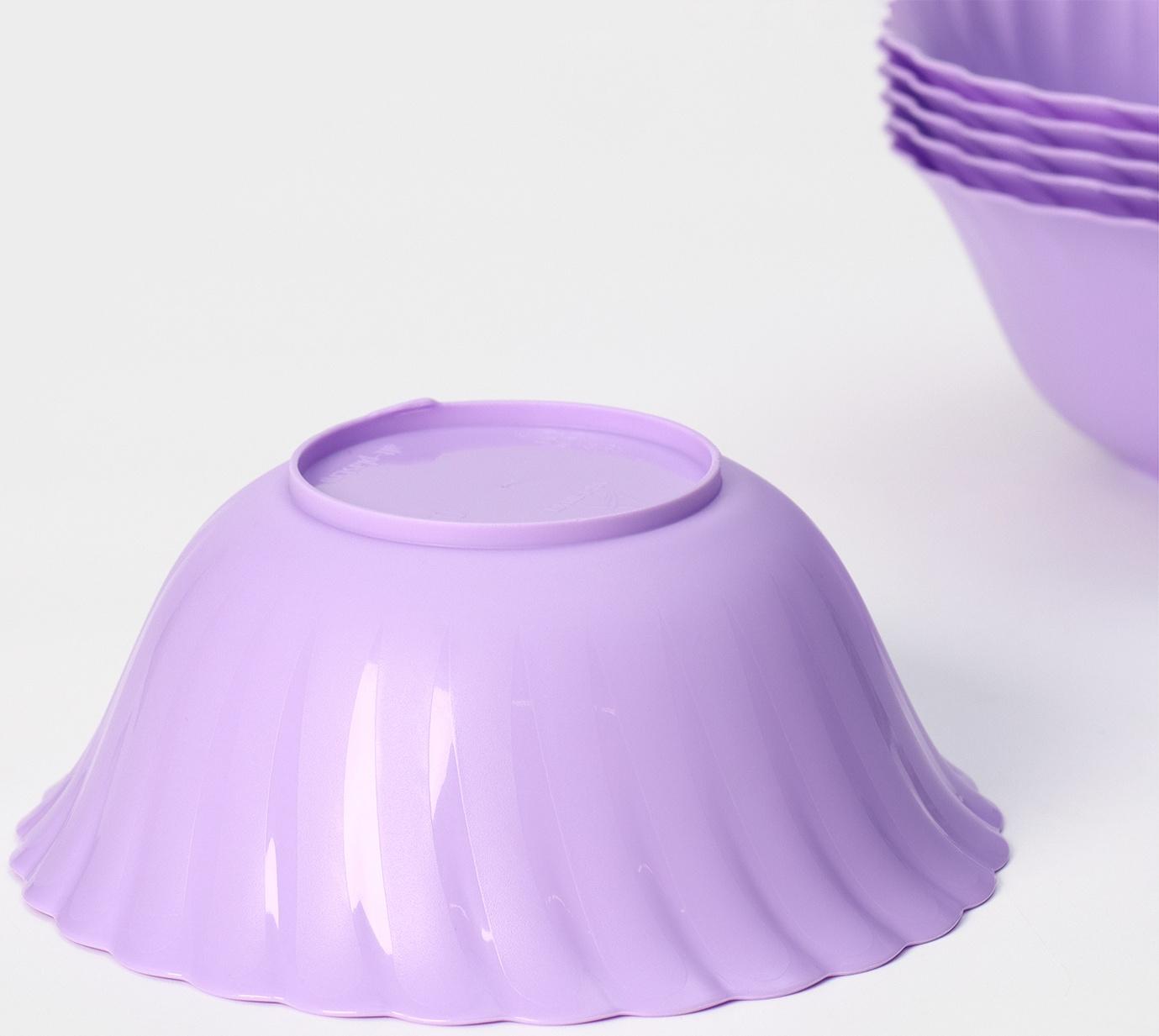 Набор посуды для пикника на 6 персон «Все за стол – 2», 52 предмета, цвет микс