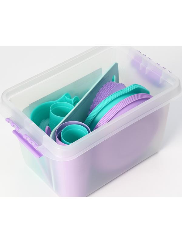 Набор посуды для пикника на 6 персон «Все за стол – 2», 52 предмета, цвет микс