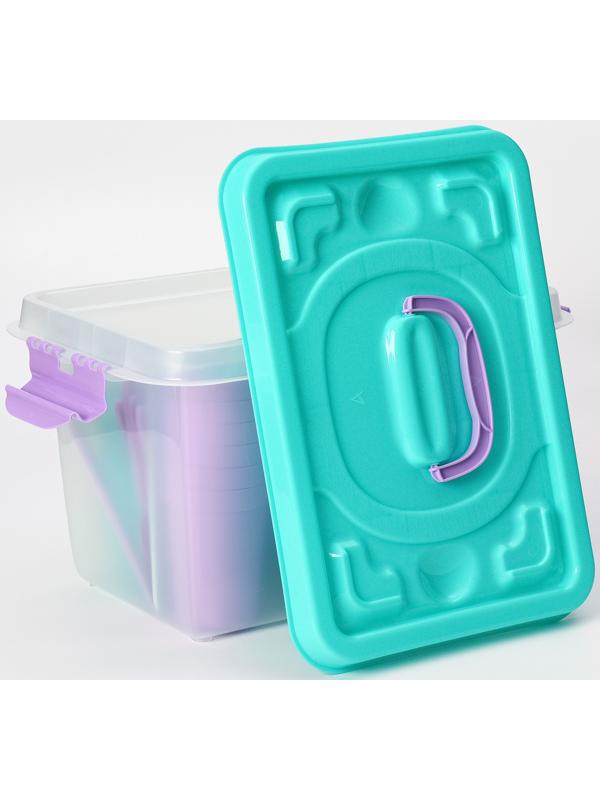 Набор посуды для пикника на 6 персон «Все за стол – 2», 52 предмета, цвет микс