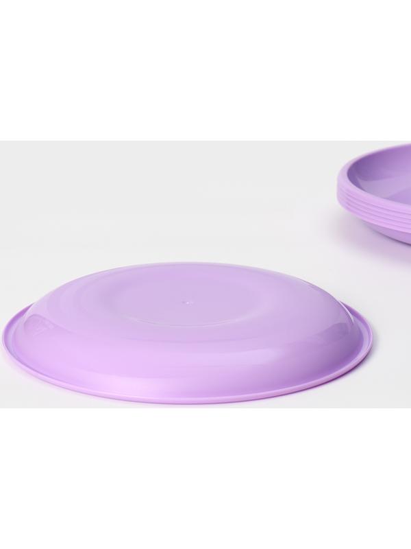 Набор посуды для пикника на 6 персон «Все за стол – 2», 52 предмета, цвет микс