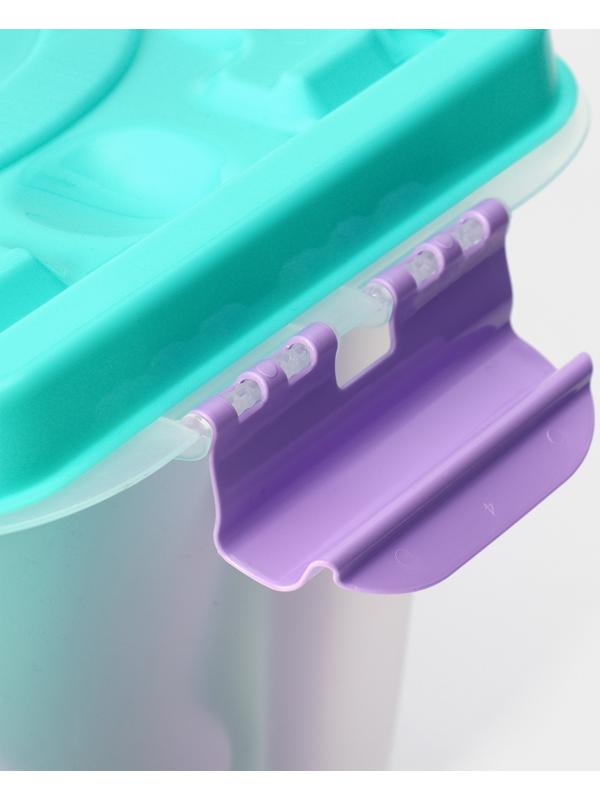 Набор посуды для пикника на 6 персон «Все за стол – 2», 52 предмета, цвет микс